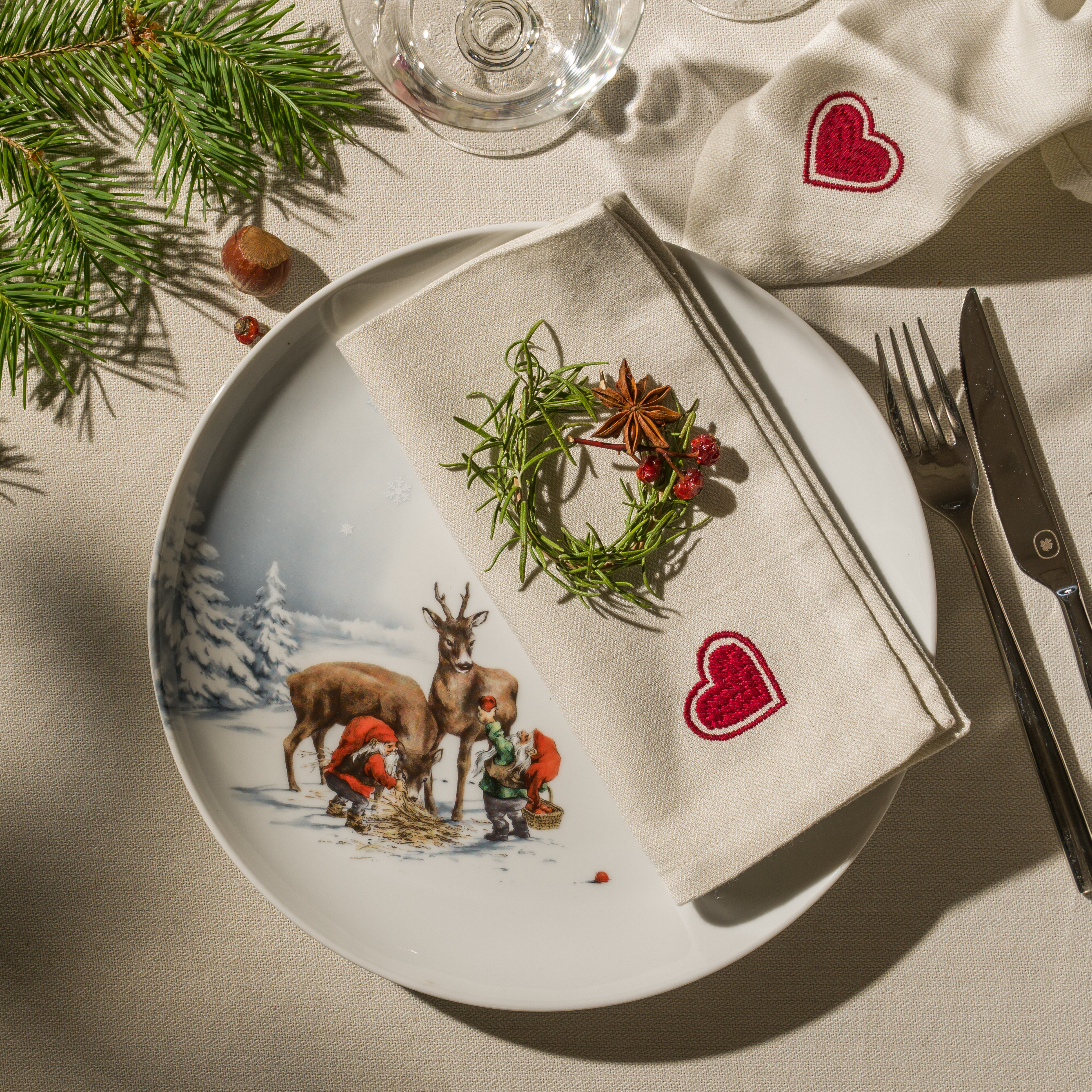 Tomtarnas Jul tallrik 27 cm