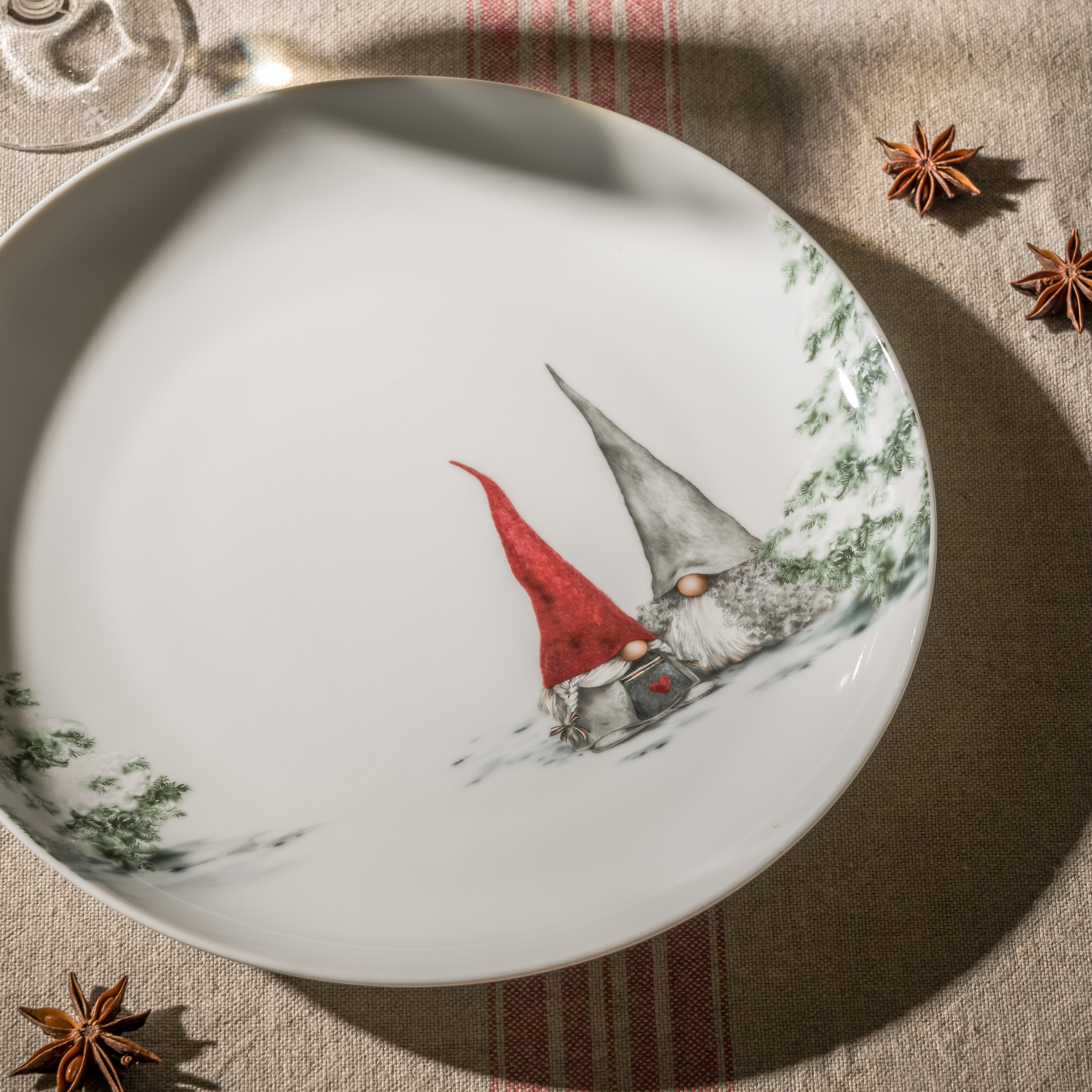Åsas Jul tallerken 27 cm 4-pak