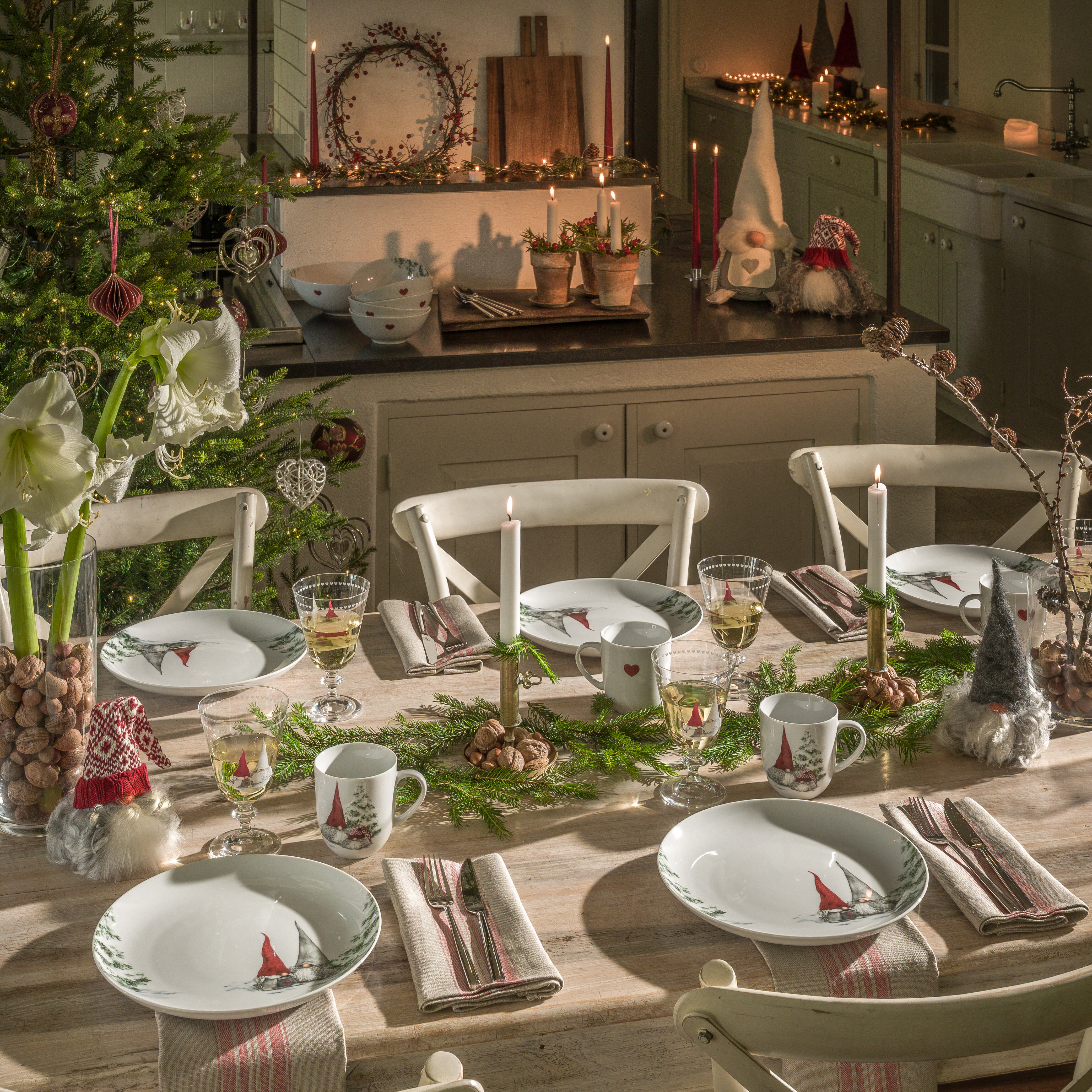 Åsas Tomtejul tallrik 27 cm 4-pack