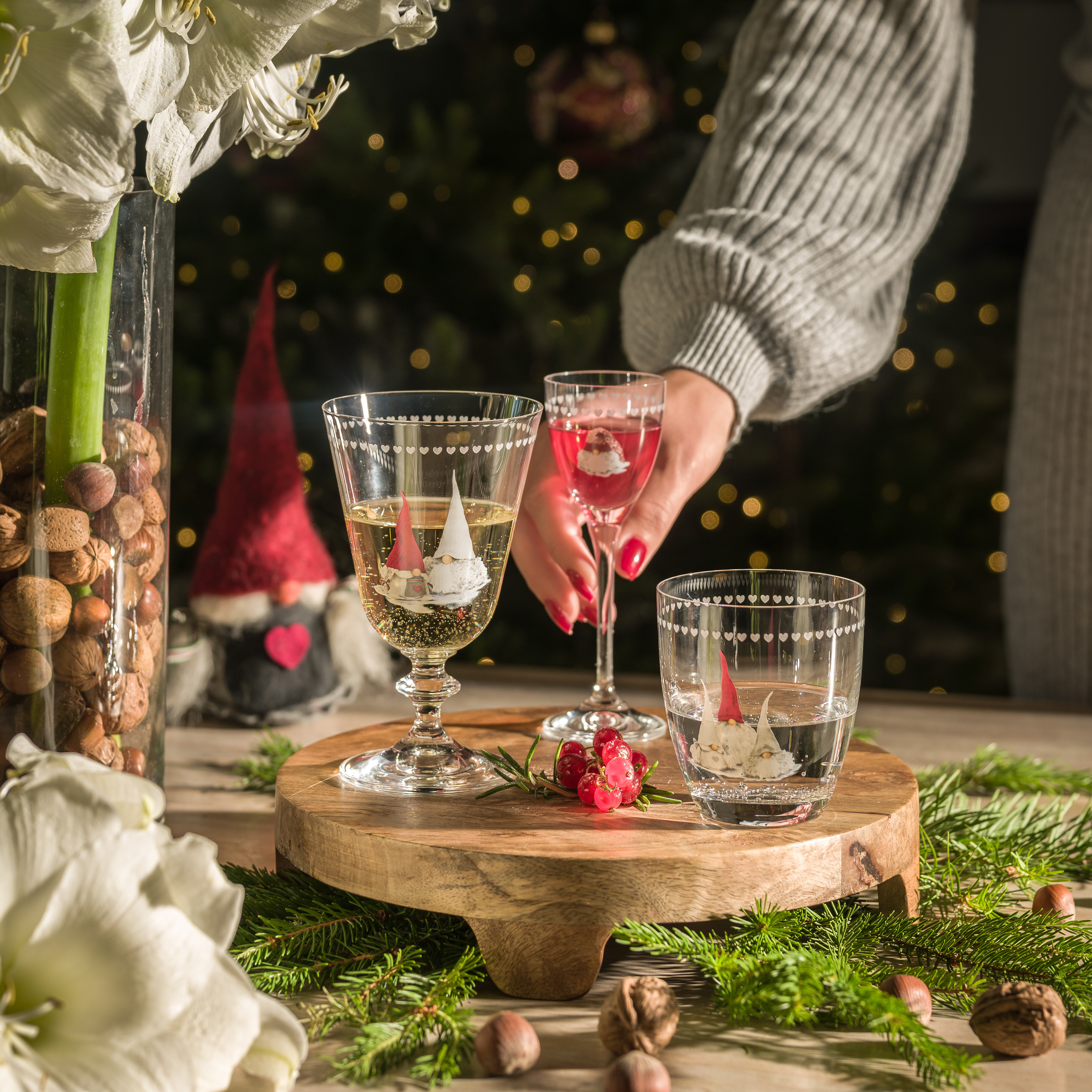 Åsas Jul snapseglas & likørglas 6 cl