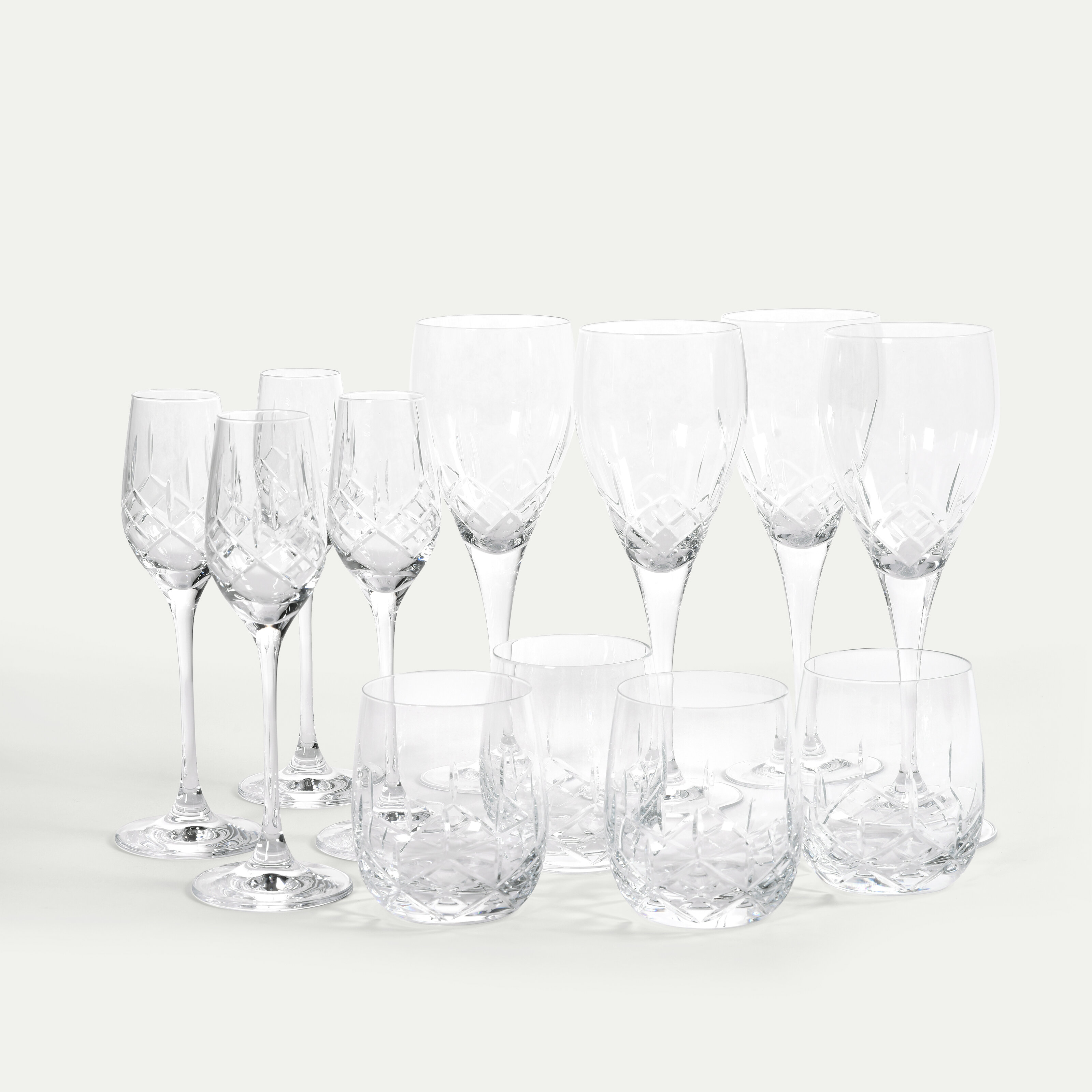Crown glassett 12 deler