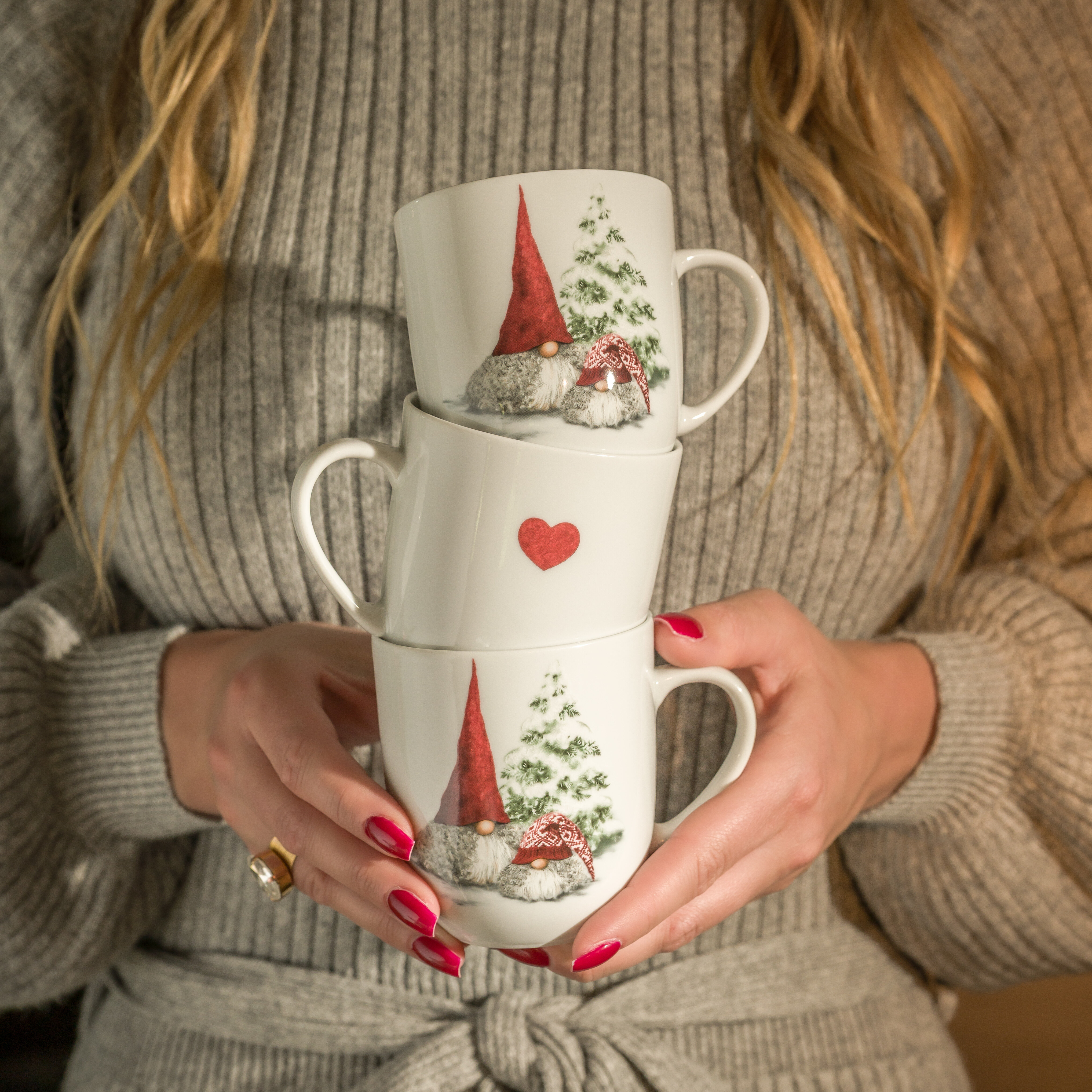 Åsas Jul morgenmads- og kaffesæt, 4 pers