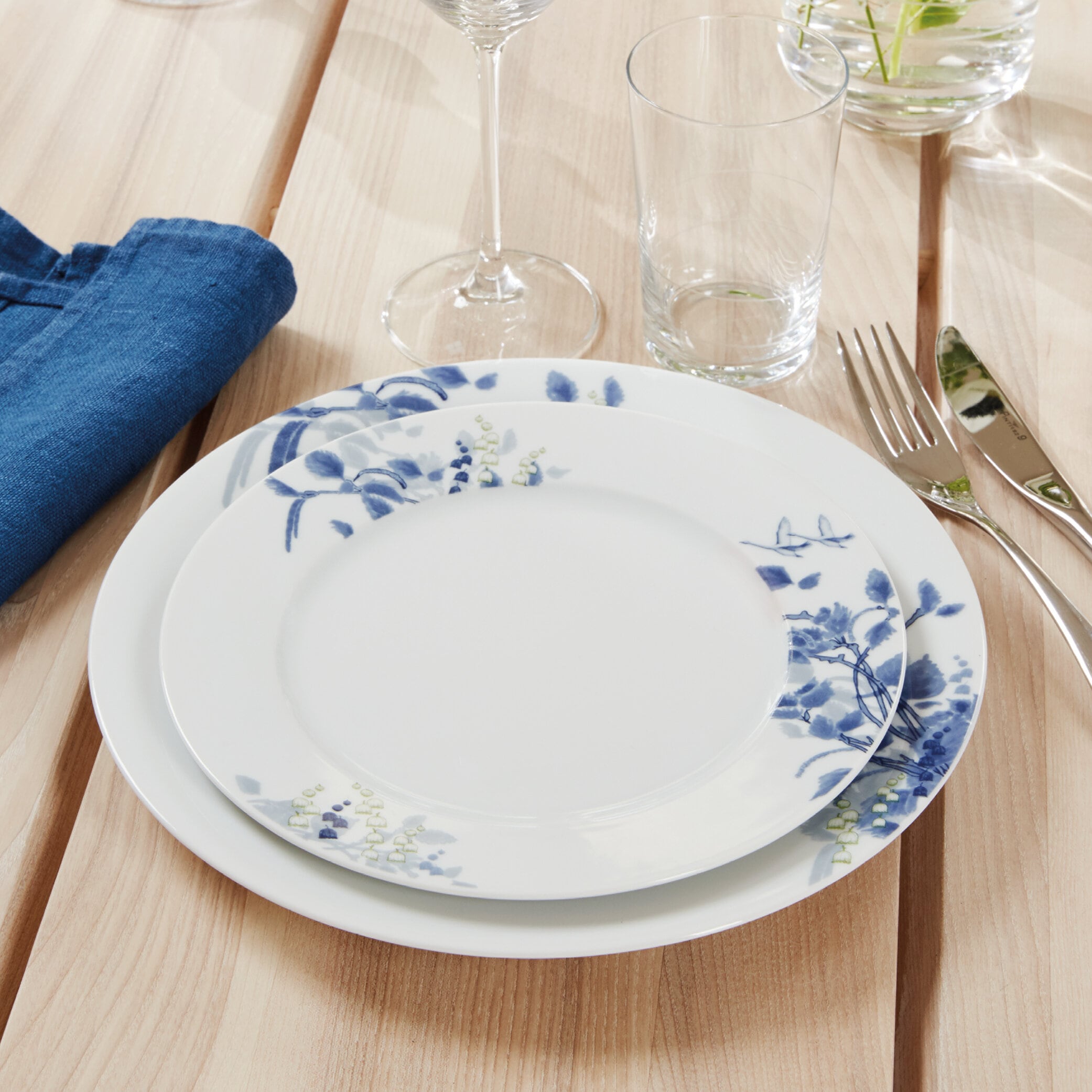 Nordic Blue tallerkensett 12 deler