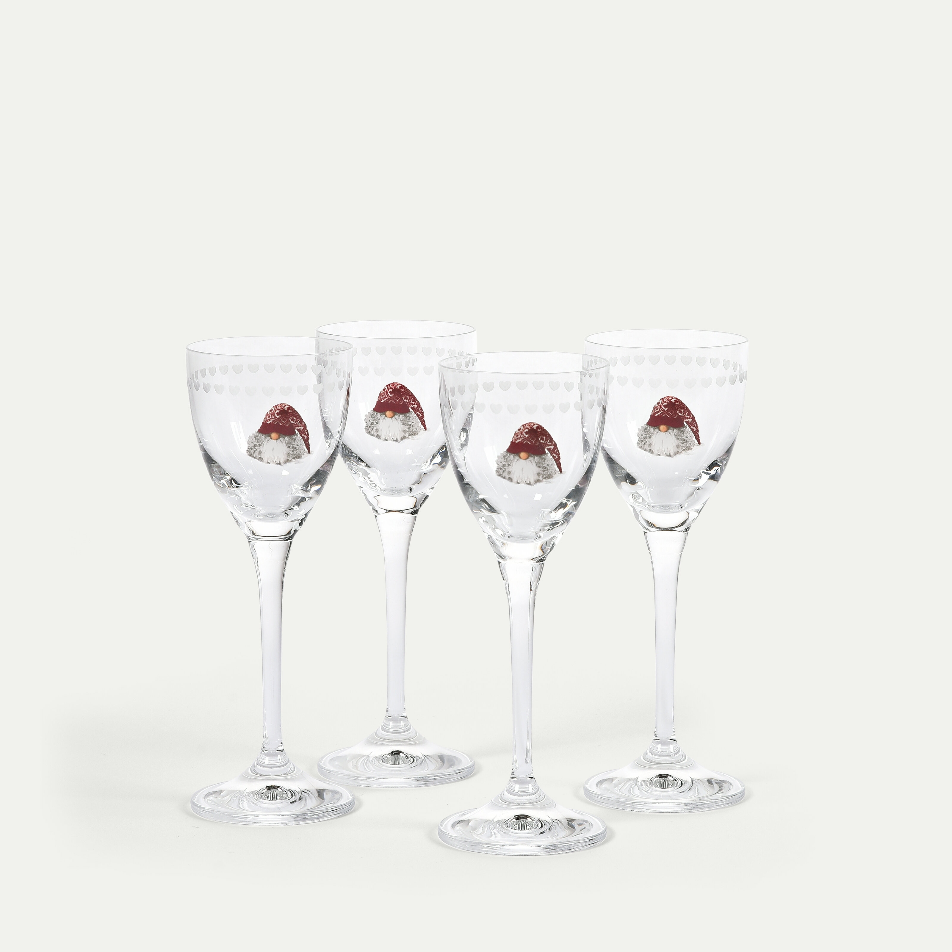 Åsas Tomtejul snaps- och likörglas 6 cl 4-pack