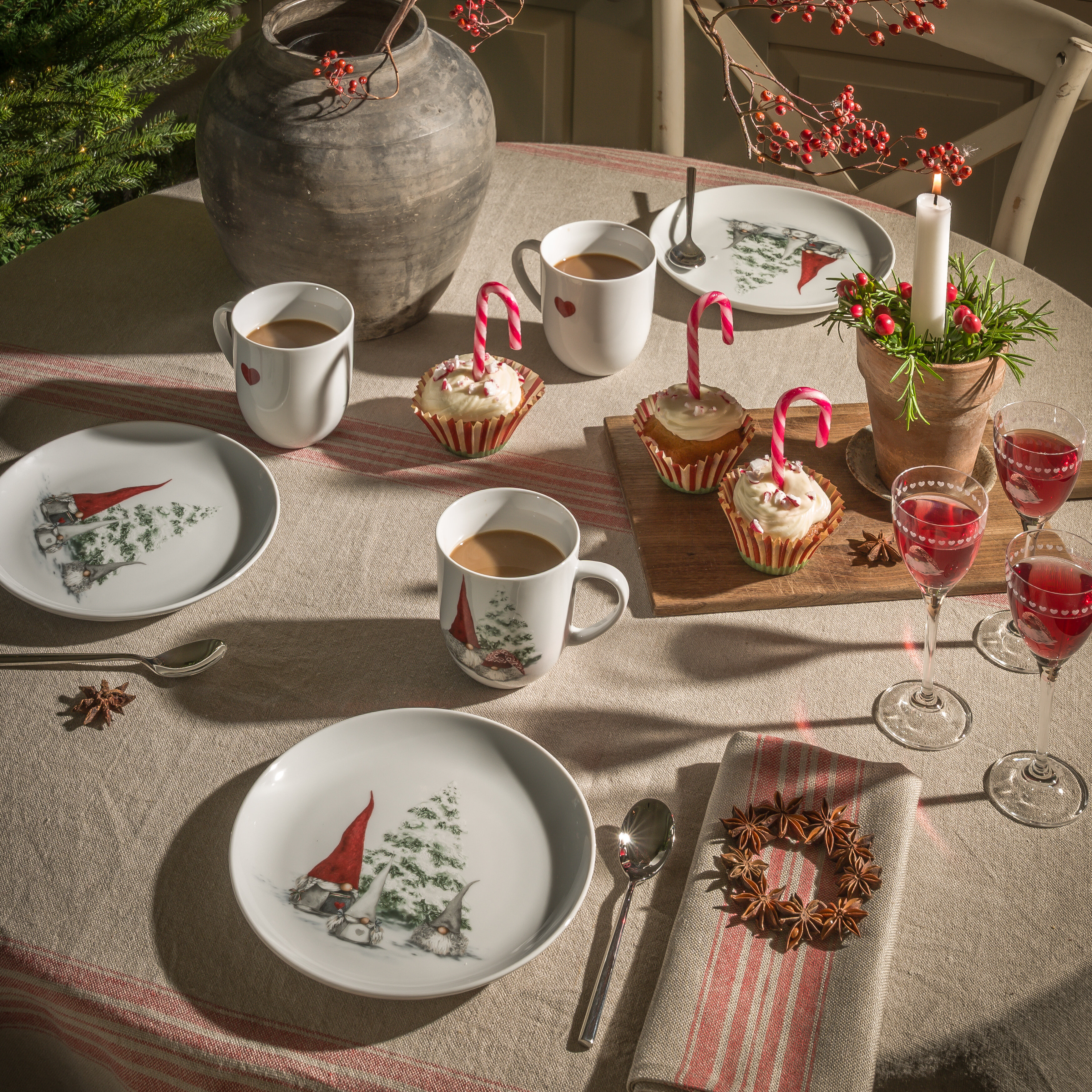 Åsas Jul snapseglas & likørglas 6 cl 4-pak
