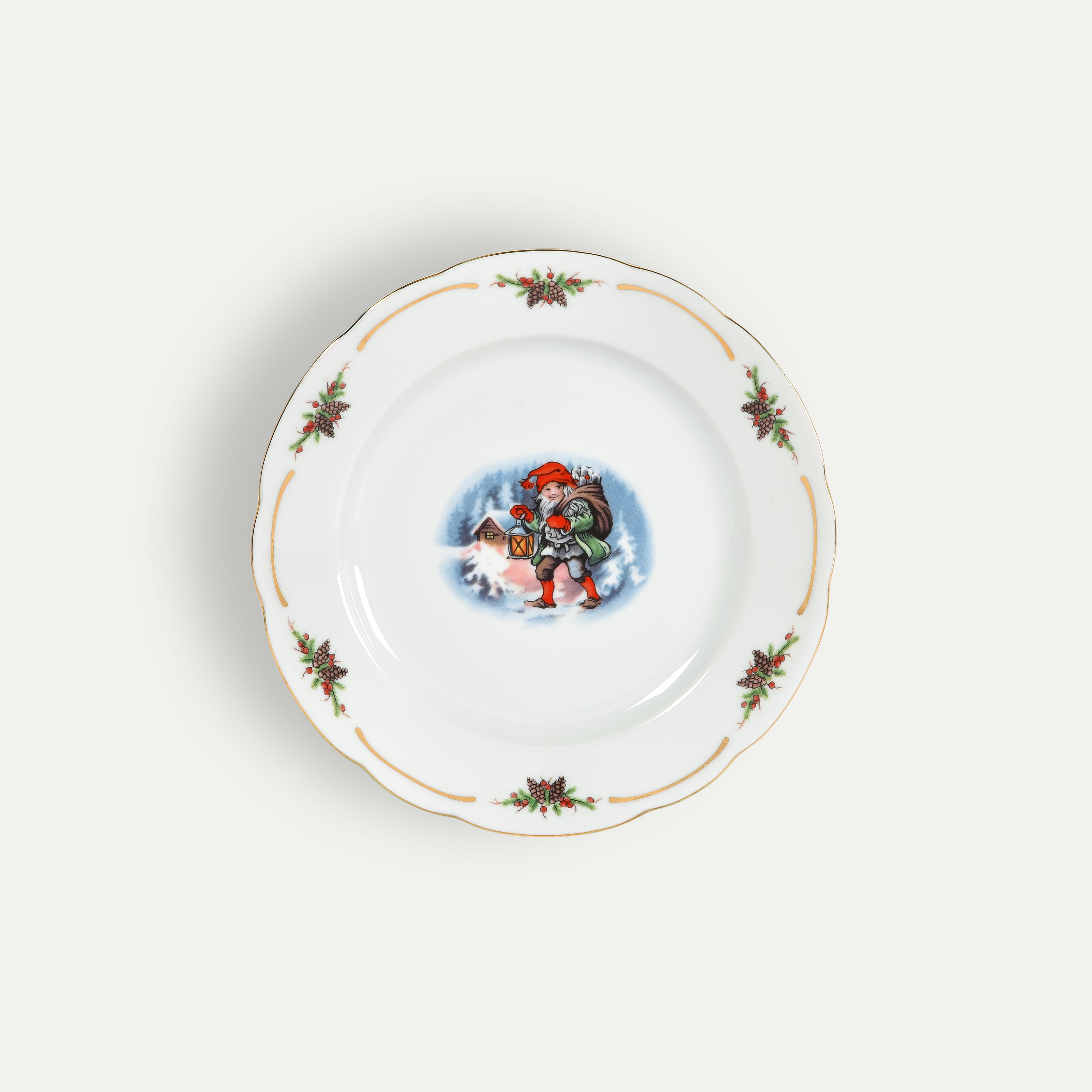 Gammaldags Jul frukost- och kaffeset 12 delar