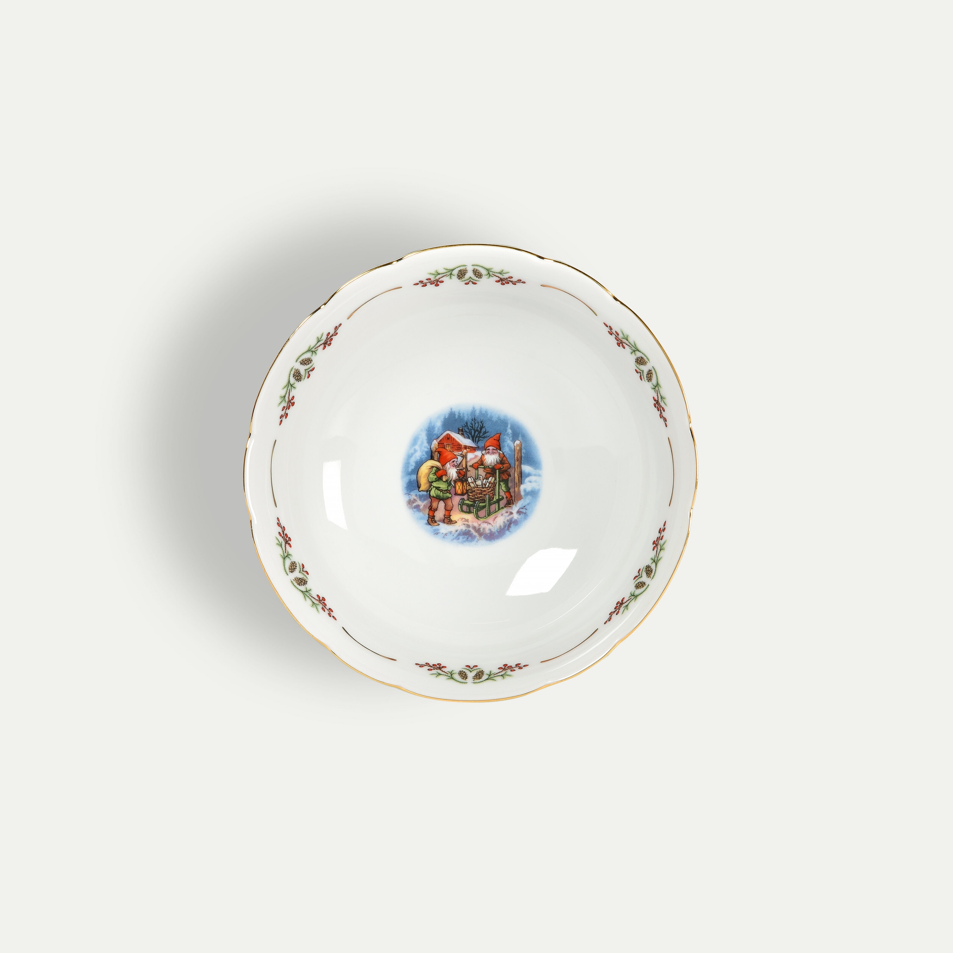 Gammaldags Jul frukost- och kaffeset 12 delar