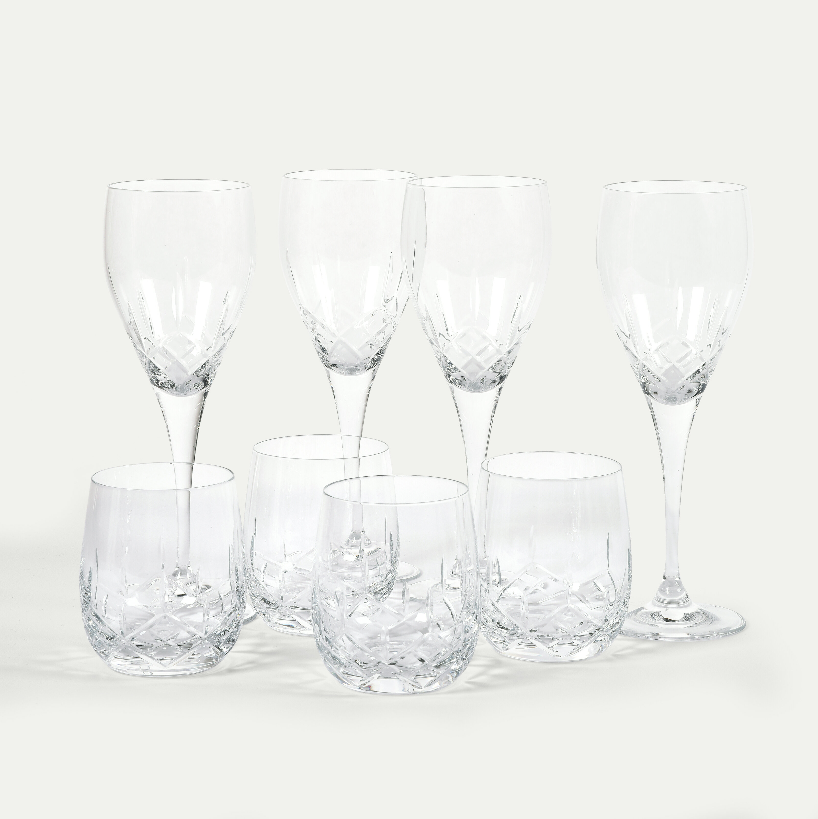Crown glasset 8 delar