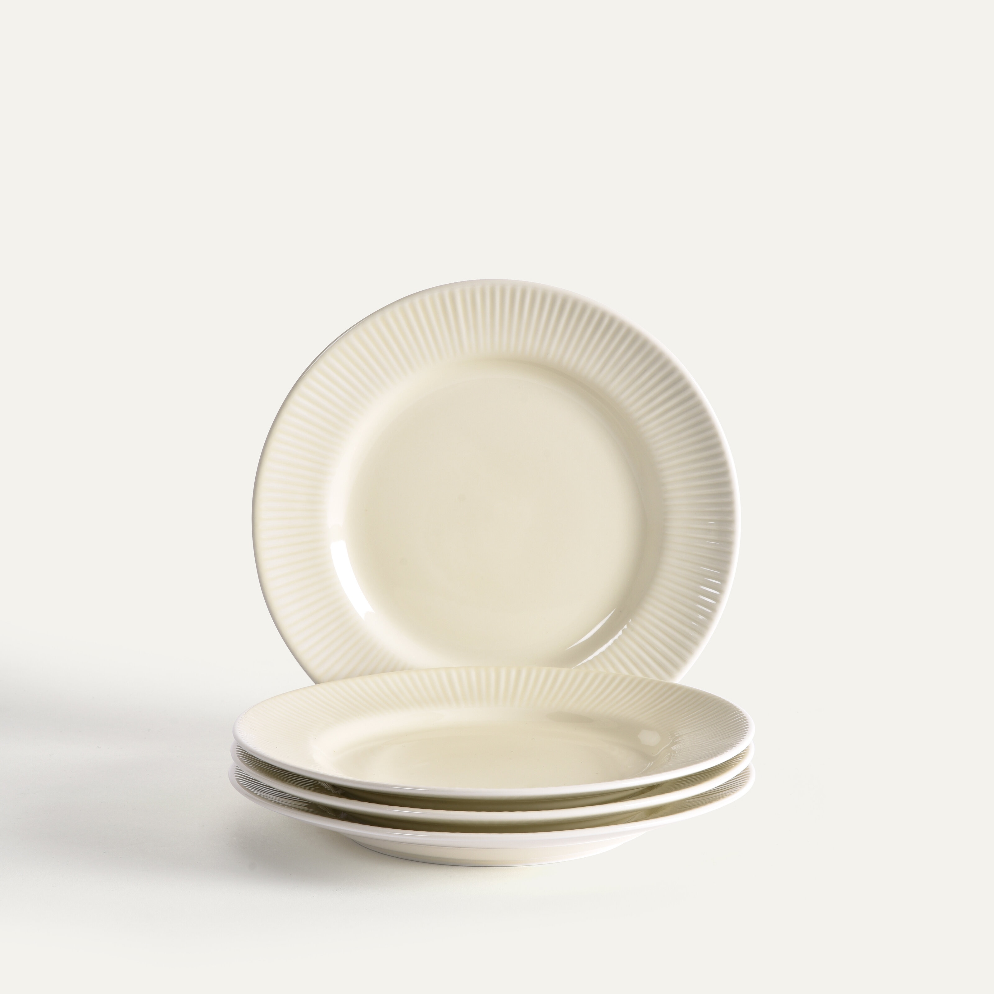 Nordic Dawn alkuruokalautanen 21 cm 4 kpl, Olki