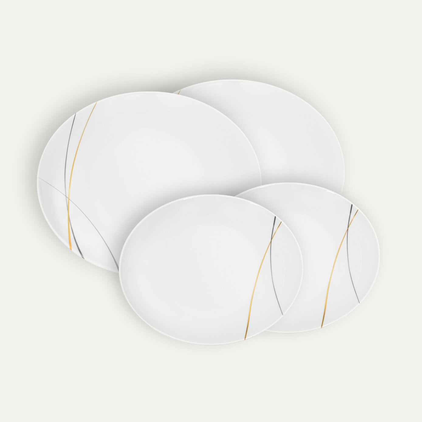 Sensation tallerkensett 4 deler