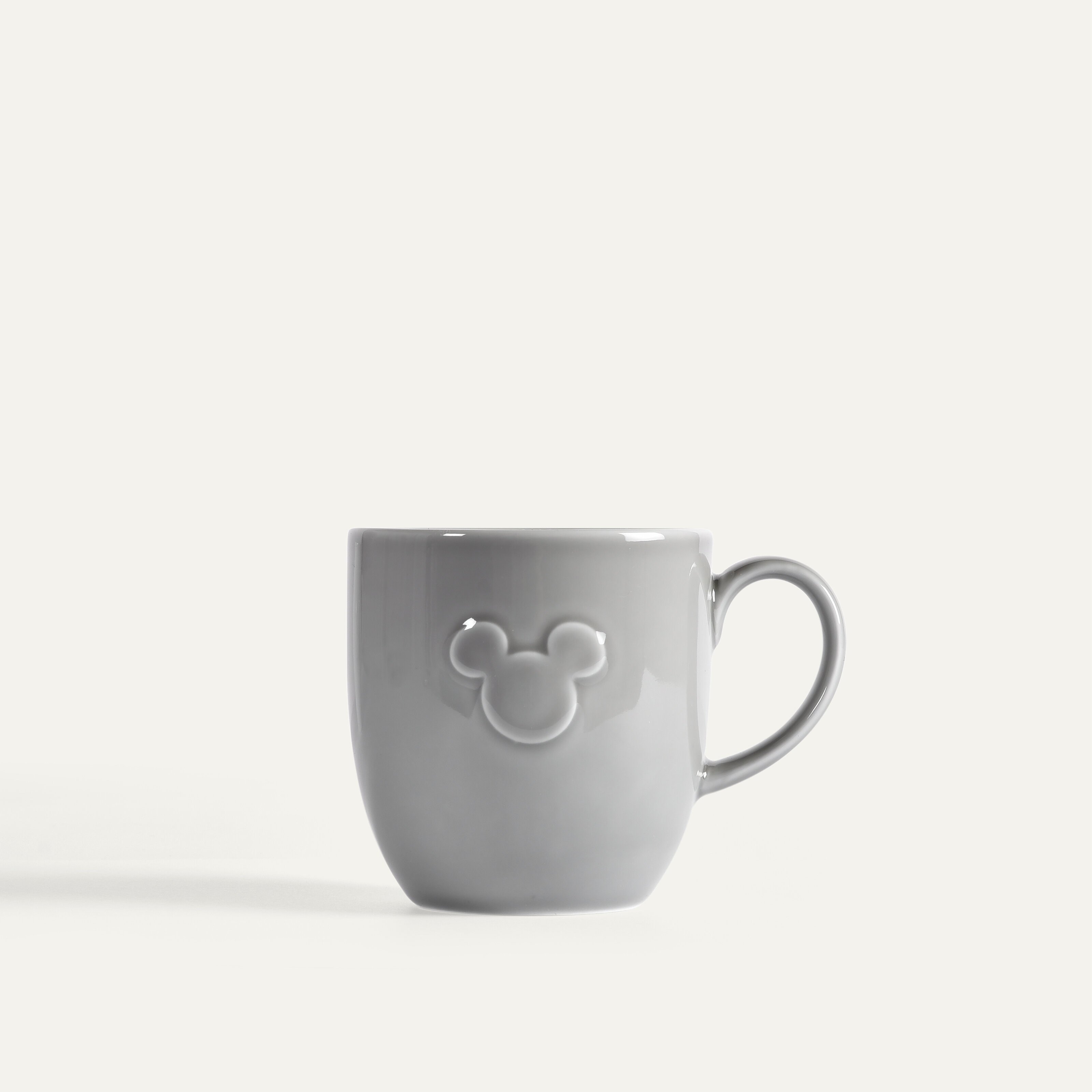 Mickey Mouse Iconic krus 35 cl, Perlegrå