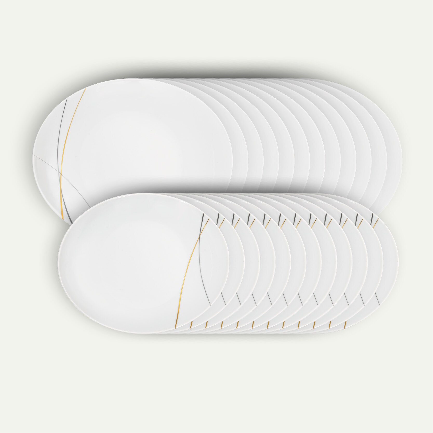 Sensation tallerkensæt 24 dele, 12 pers