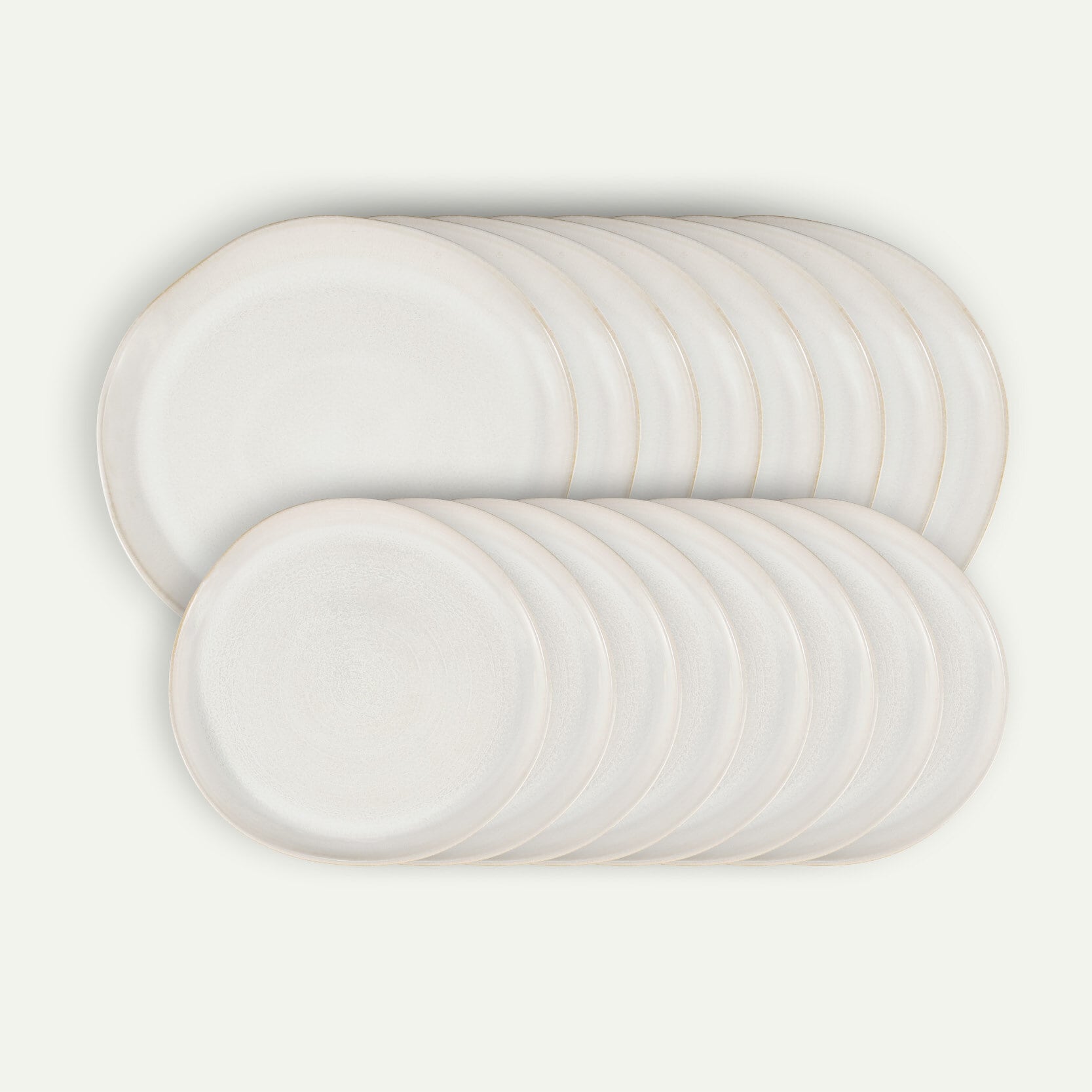 Shell tallerkensæt 16 dele, 8 pers