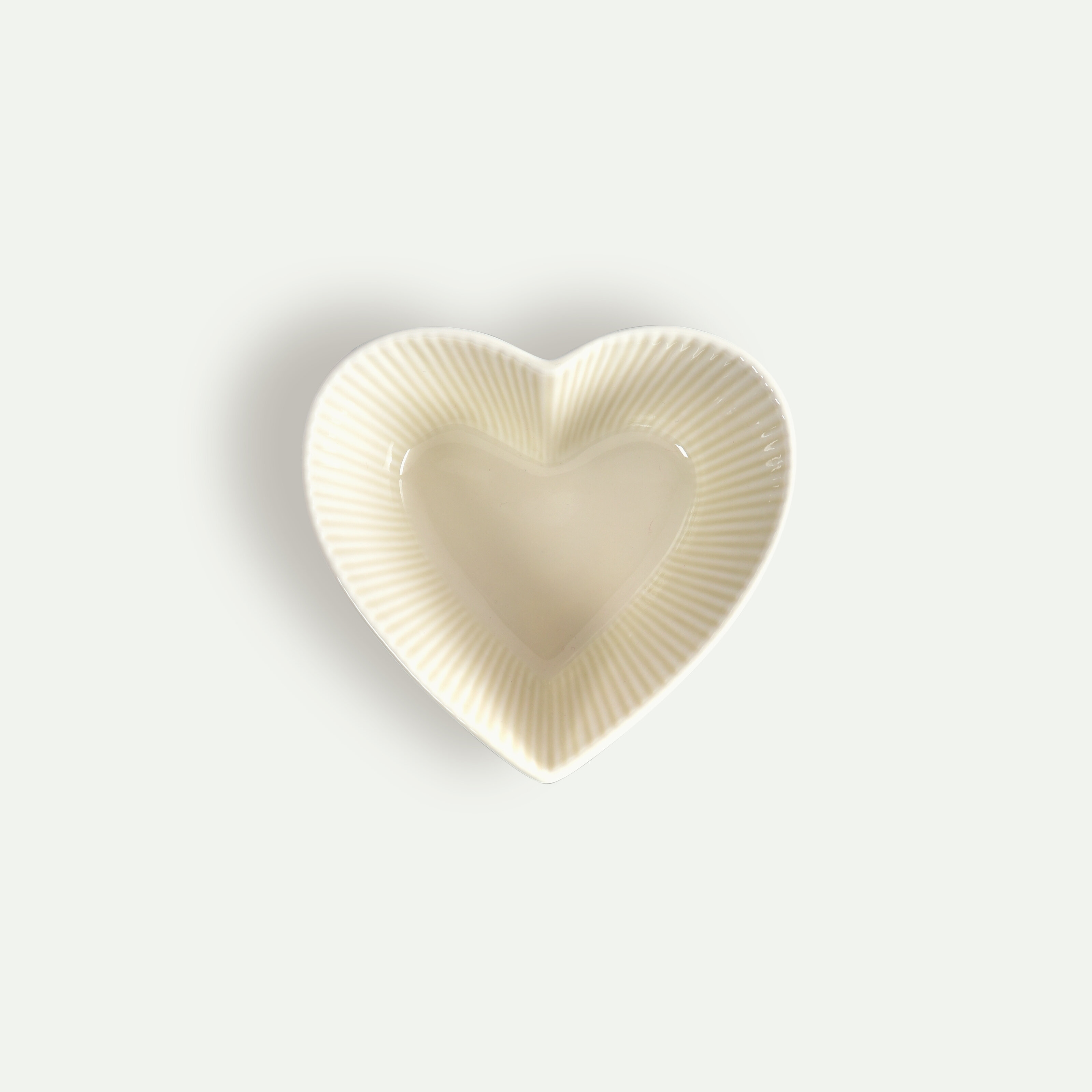 Nordic Dawn Heart Bowl 13 cm 2-pack, Straw, 2-pack
