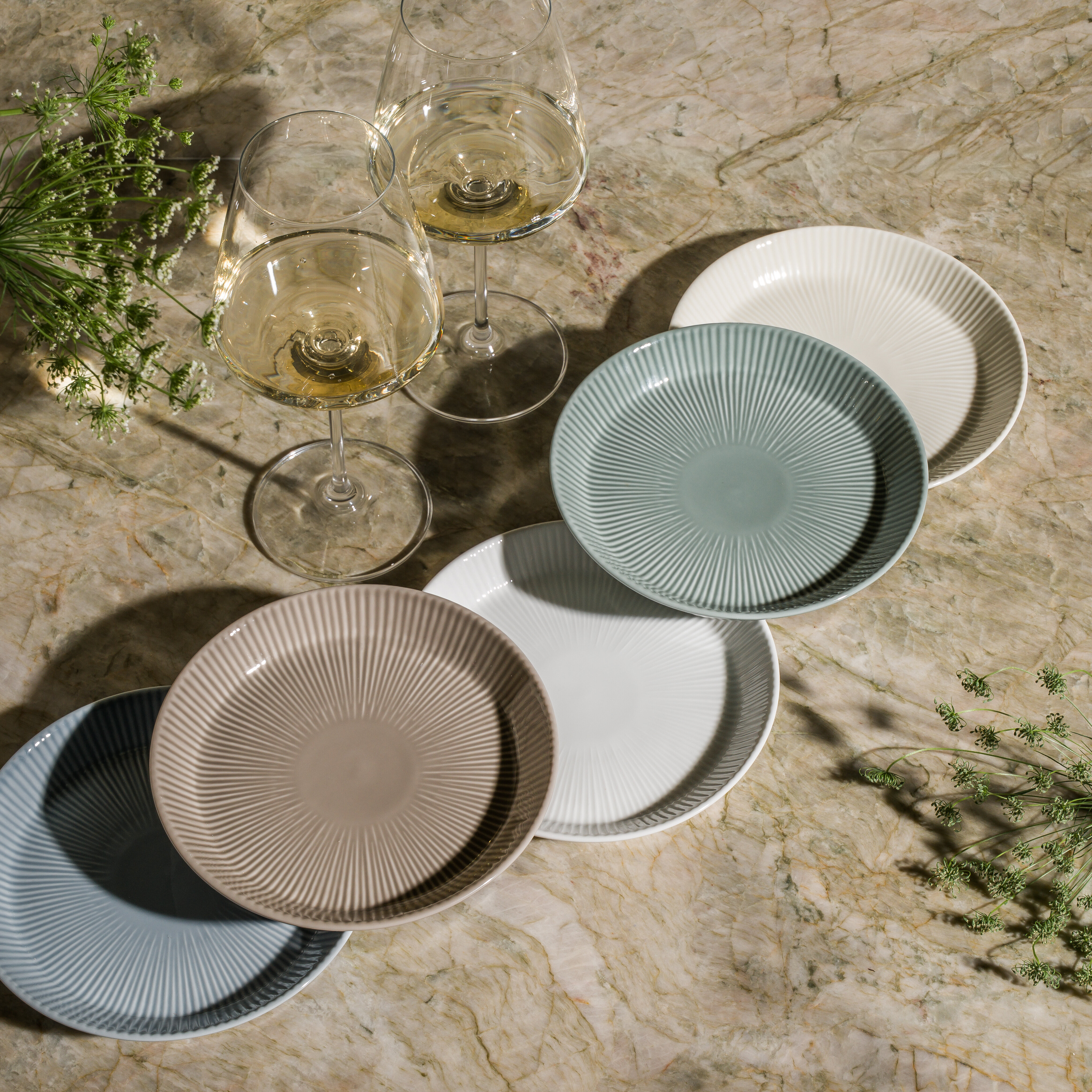 Nordic Dawn assiett 16 cm 4-pack. Bark