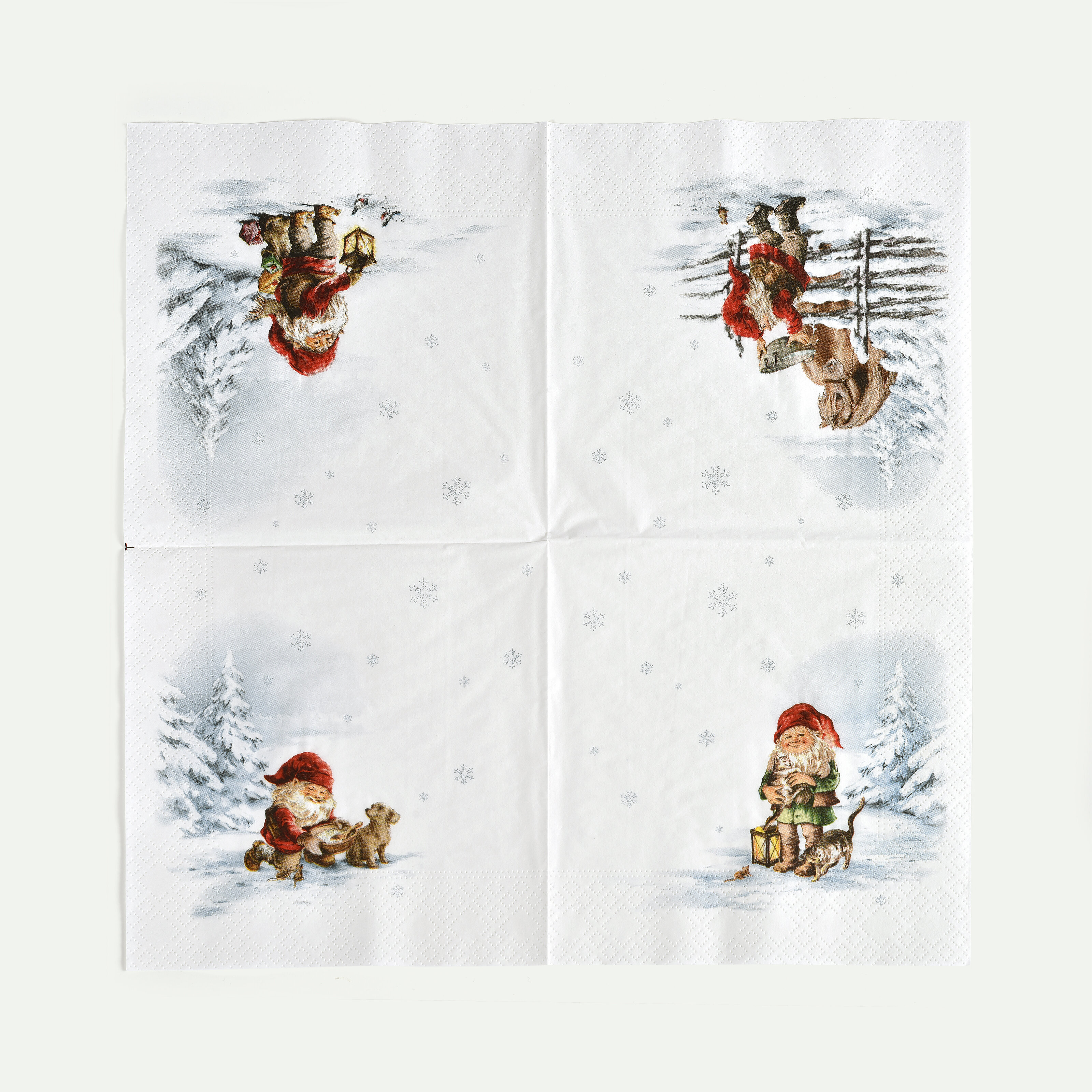 Tomtarnas Jul servett 33 x 33 cm 20-pack