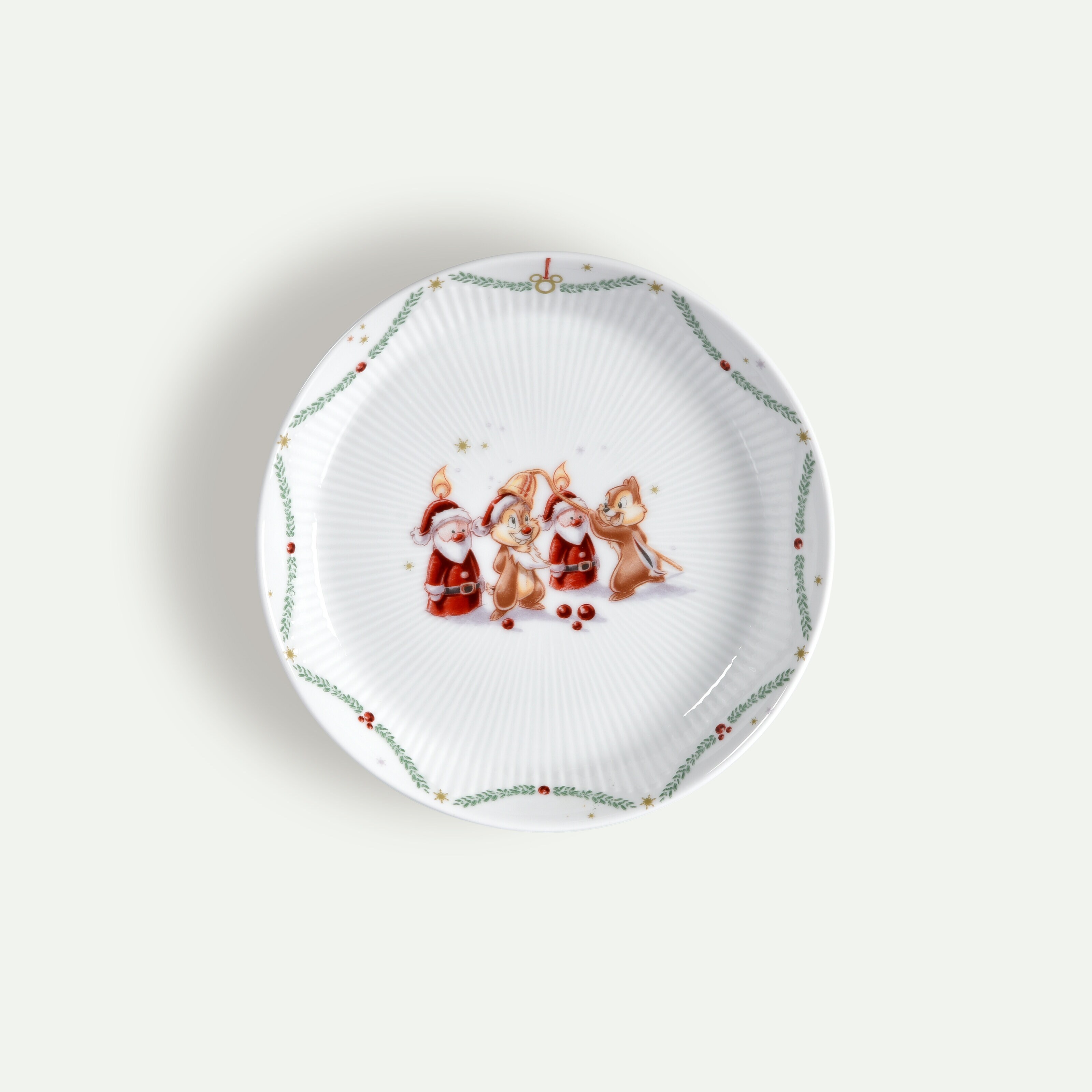Disney Jul granfat och assiett 4-pack