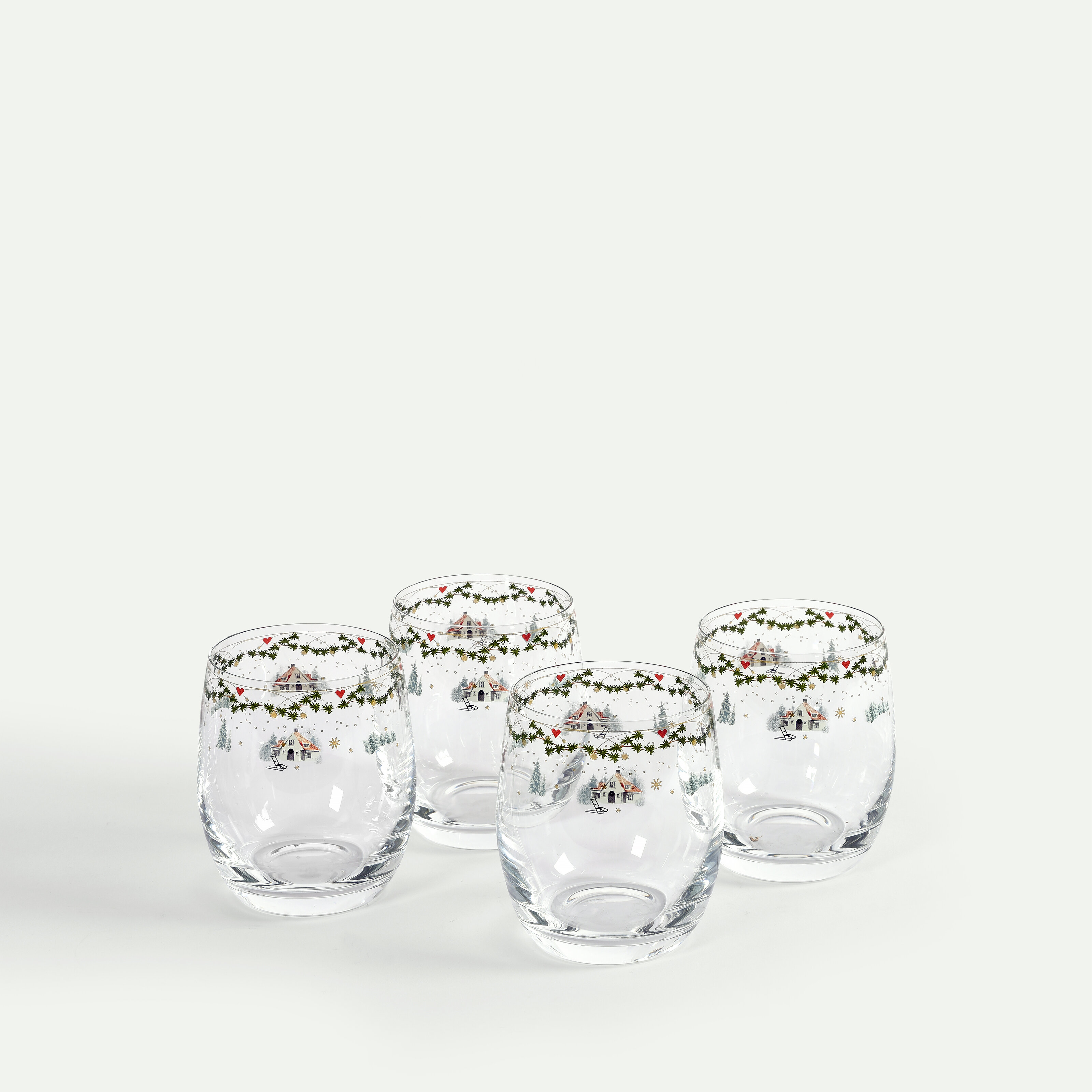 Julminnen dricksglas 30 cl 4-pack, Minnen