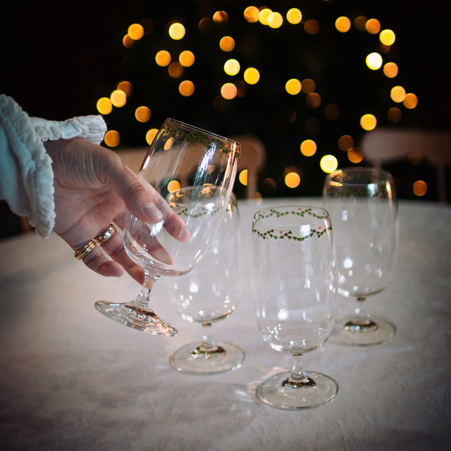 Julminnen glasset 8 delar, 4 pers, Tradition