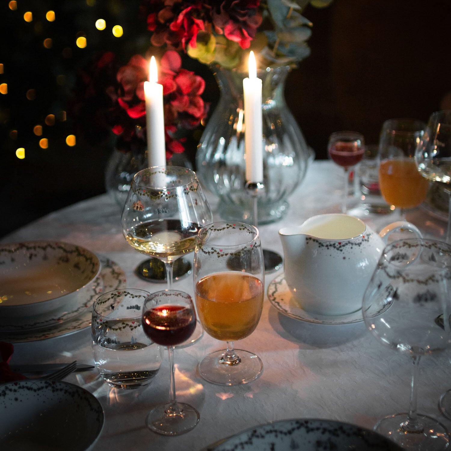 Julminnen glasset 8 delar, 4 pers, Minnen