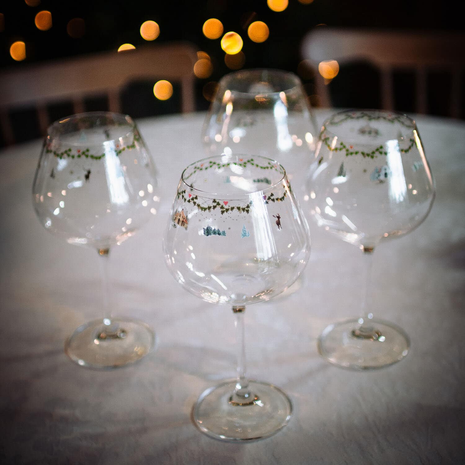 Julminnen glasset 8 delar, 4 pers, Minnen