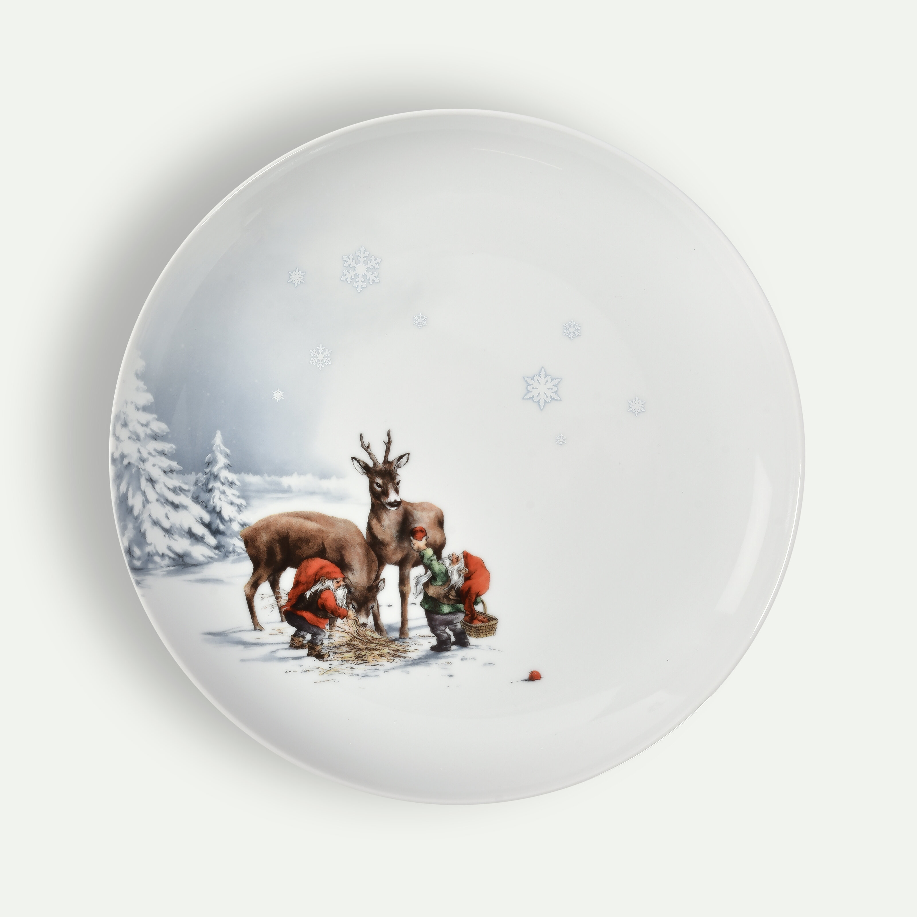Tomtarnas Jul tallriks- och glasset 60 delar, 12 pers