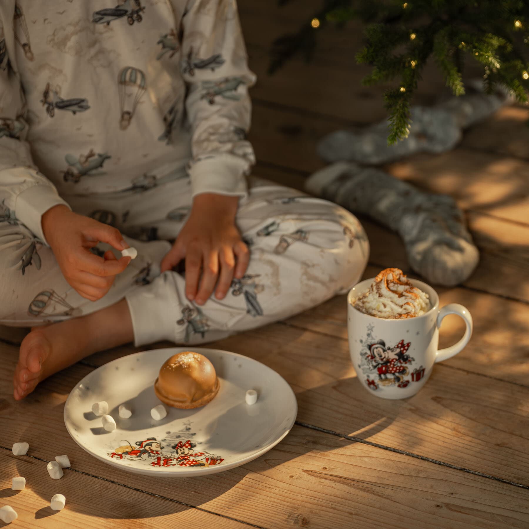 Disney Vinter tallriks- och glasset 60 delar, 12 pers