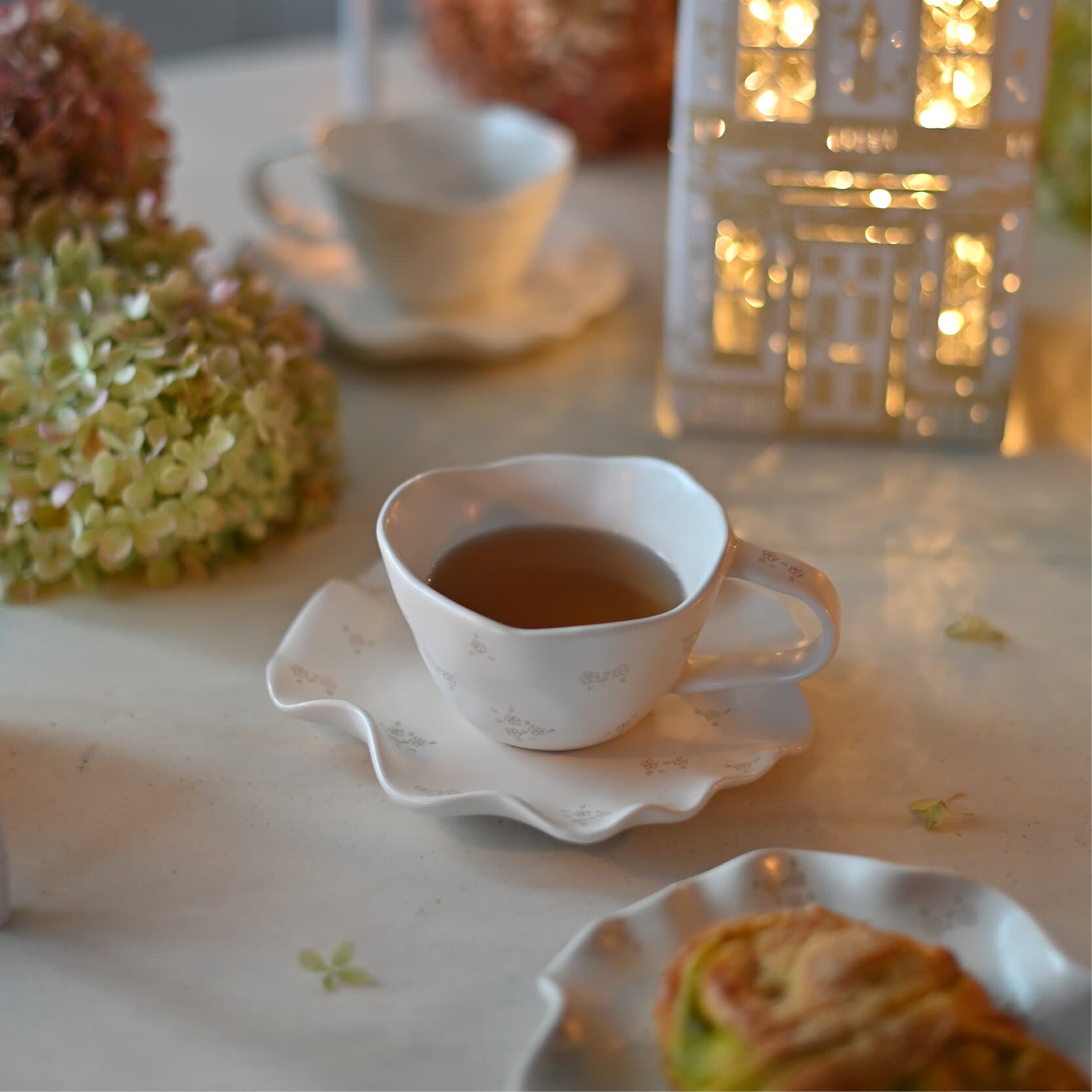 Lilja set mugg 40 cl assiett 19 cm 2 -pack