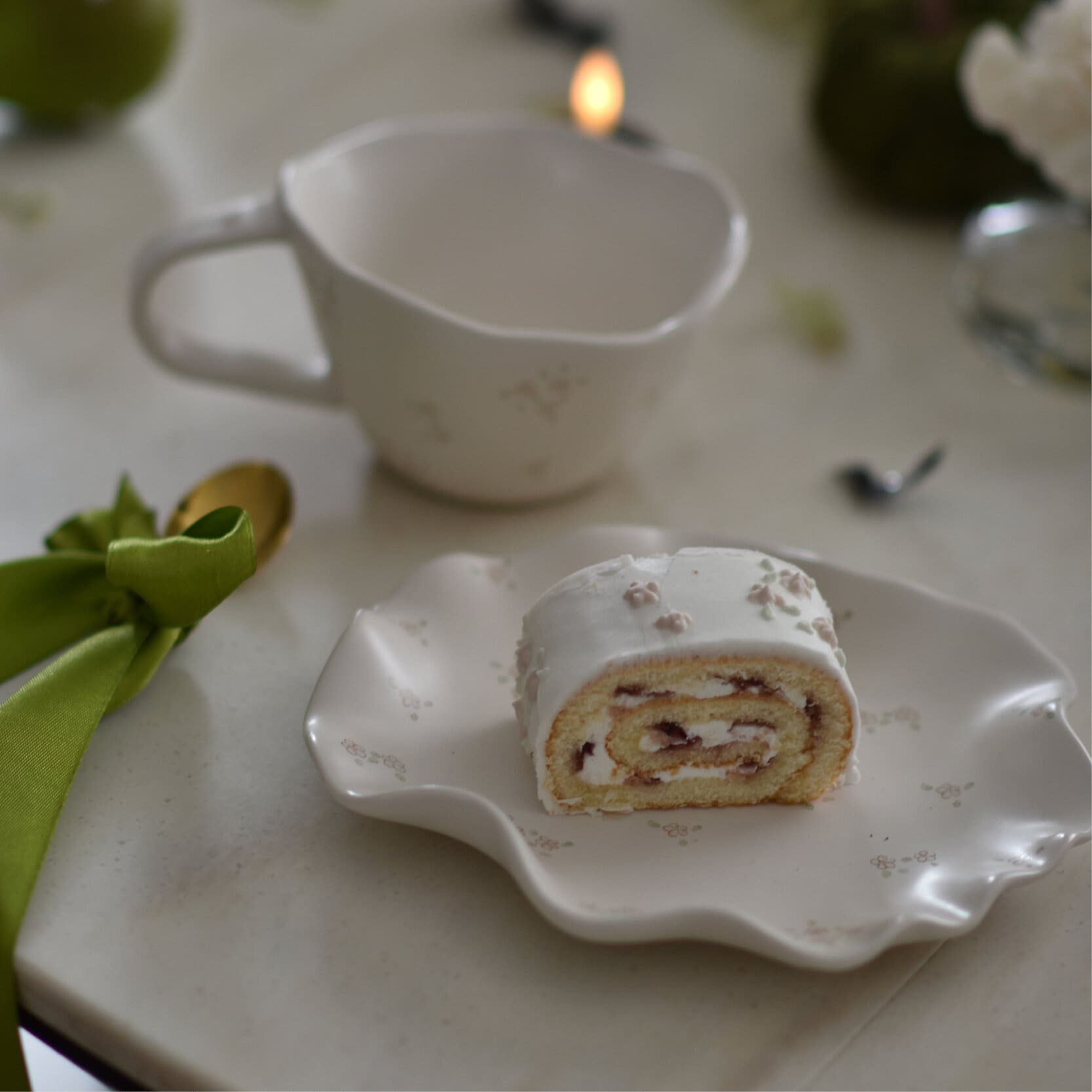 Lilja set mugg 40 cl assiett 19 cm 2 delar